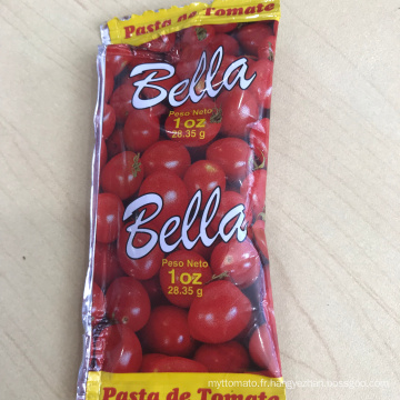 Ketchup de tomates en sachet de 10g